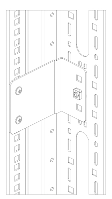 Holders of Vertical Wire Management Panels and Brackets